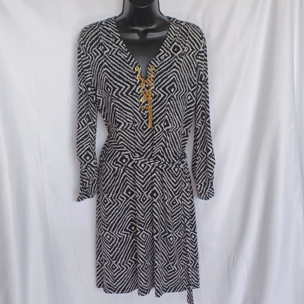 MICHAEL Michael Kors Black & White Dress Size M